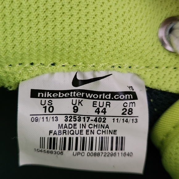 Nike Vandal High Supreme (2013) Vintage Denim Blue - Size 10 (325317-402) - Picture 6 of 9